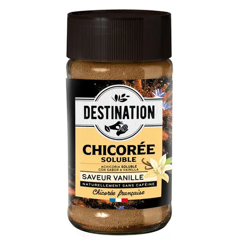 Chicorée bio soluble saveur vanille Destination - 100 g