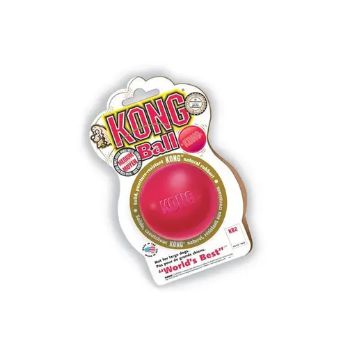 Jouet Chien Kong 6cm ball Medium rouge