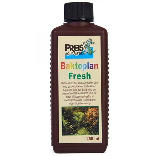 Bactéries pour aquarium Baktoplan Fresh, sans danger, PREIS AQUARISTIK - contenance 250ml