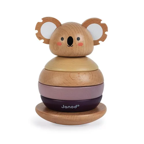 Jouet en bois empilable à motif koala Juratoys Culbuto - 13 cm