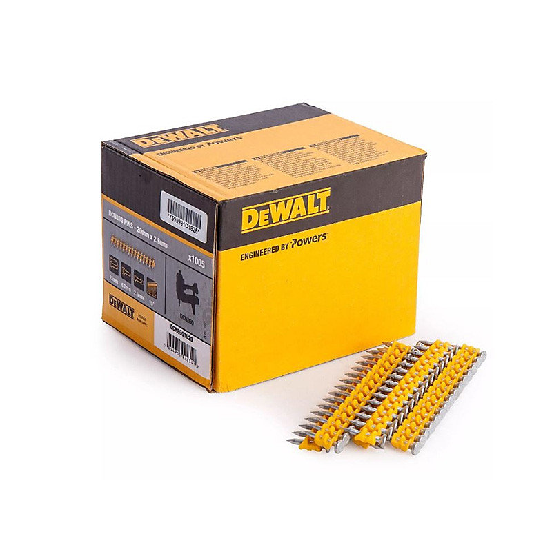 Boîte de 510 pointes béton pour cloueur DCN890 2 – 6 × 50 mm, DCN8901050