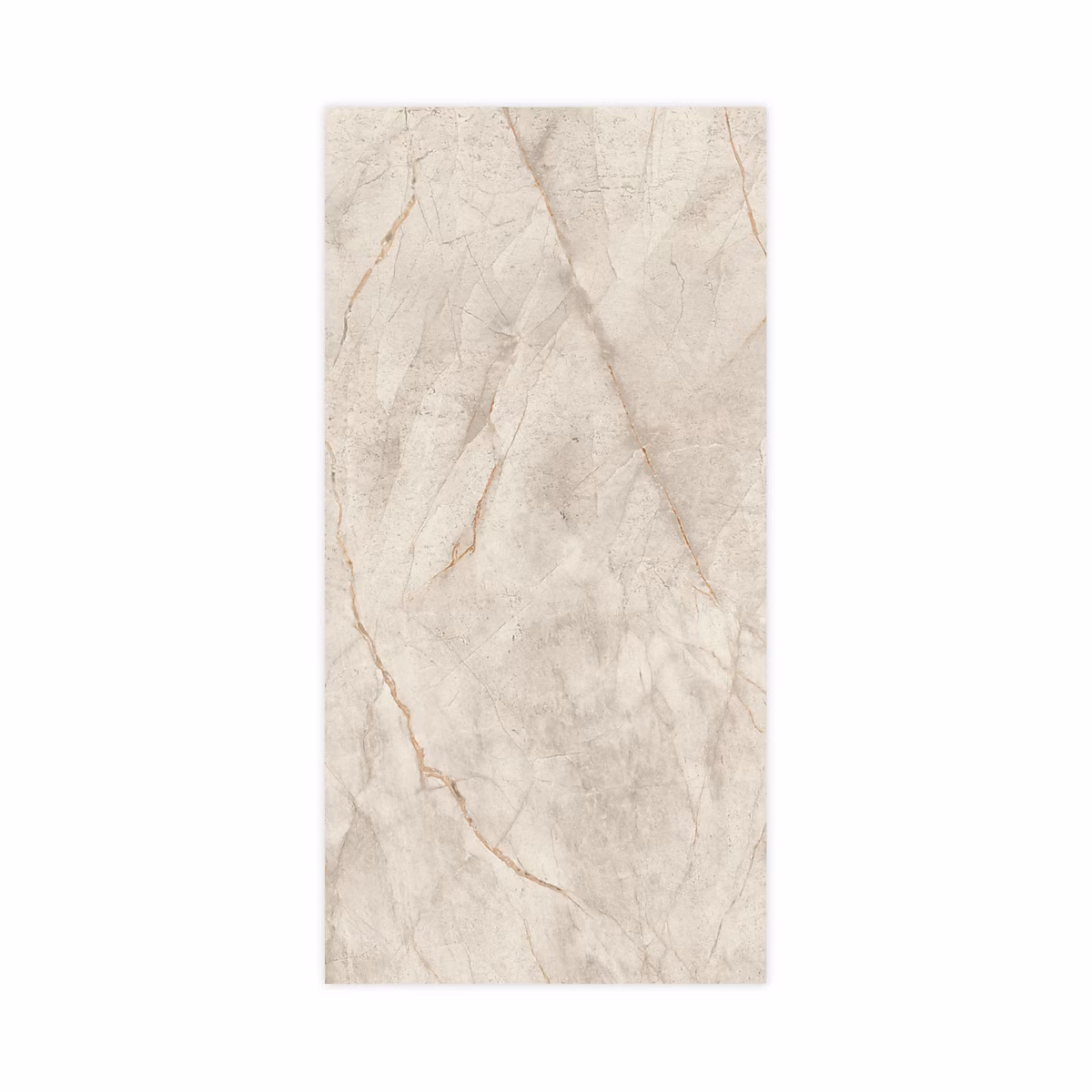 Carrelage effet Marbre Blanc Himalaya 240x120x0 – 9 cm Brillant Sorvella, Mur intérieur (vendu par carton de 2, 88 m²), RO'MA CARRE