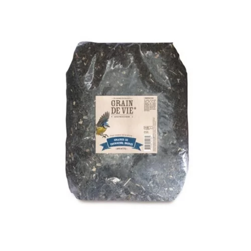 Graines de tournesol noires pour oiseaux Grain de Vie - 5 kg