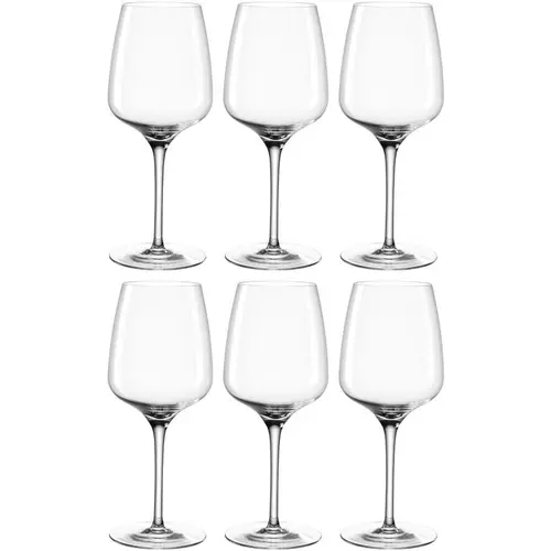 Coffret 6 verres à vin en verre transparent Cesti - 280 ml