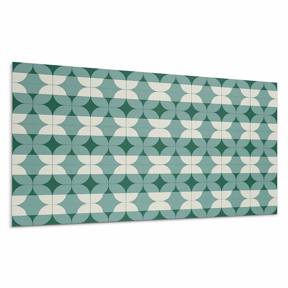 Adhésif Vinyle Carreaux Wallfluent 40 × 20 cm Motif Floral Ornemental 10 pièces