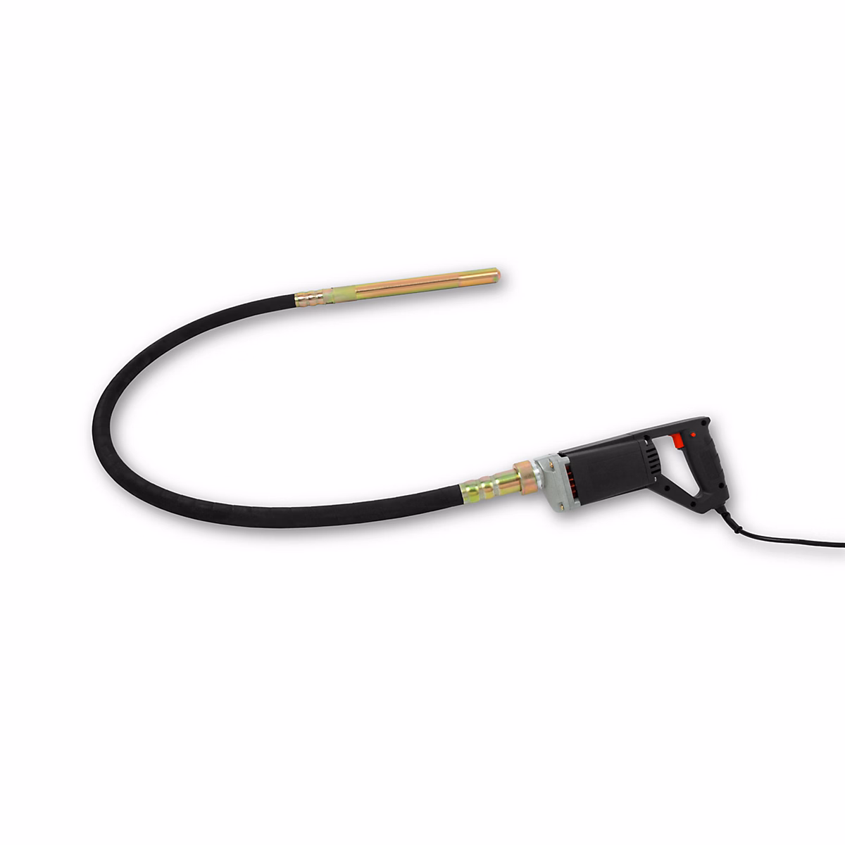 EBERTH Vibreur à béton 800W – longueur de tuyau 1,5m, bouteille vibrante renforcée en acier, diamètre de 35mm, arbre flexible