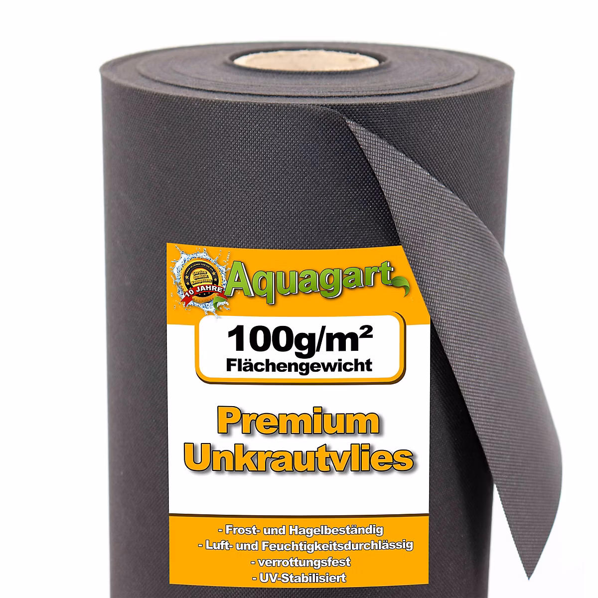 360 m² film de paillage – voile de paillage 100 g, 1, 8 m de large Aquagart