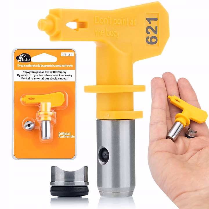 Buse de Pulvérisation Airless Ultra Spray 621 – Jet 30 cm, Haute Précision, Pour Peintures Extérieures et Façades