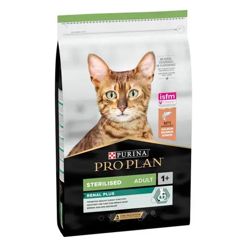 Croquette pour chat adulte stérilisé au saumon Pro Plan - 10 kg