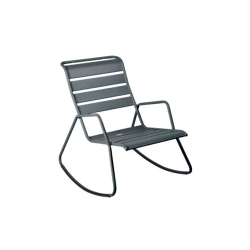 Fauteuil rocking chair coloris gris orage Monceau Fermob - 72 cm