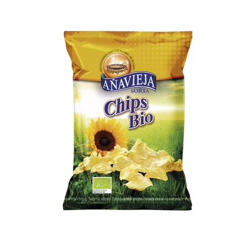 Chips au sel de mer format familial bio Anavejia - 220 g