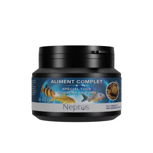 Aliment complet pour tous poissons de fond Neptus - 100 ml