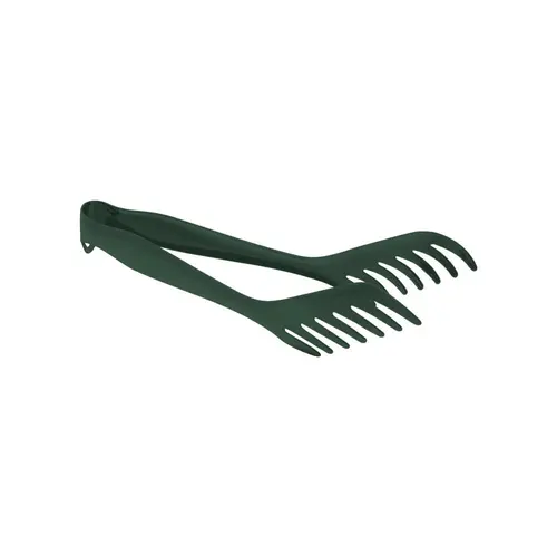 Pince à spaghetti en inox coloris vert sapin - 24 cm