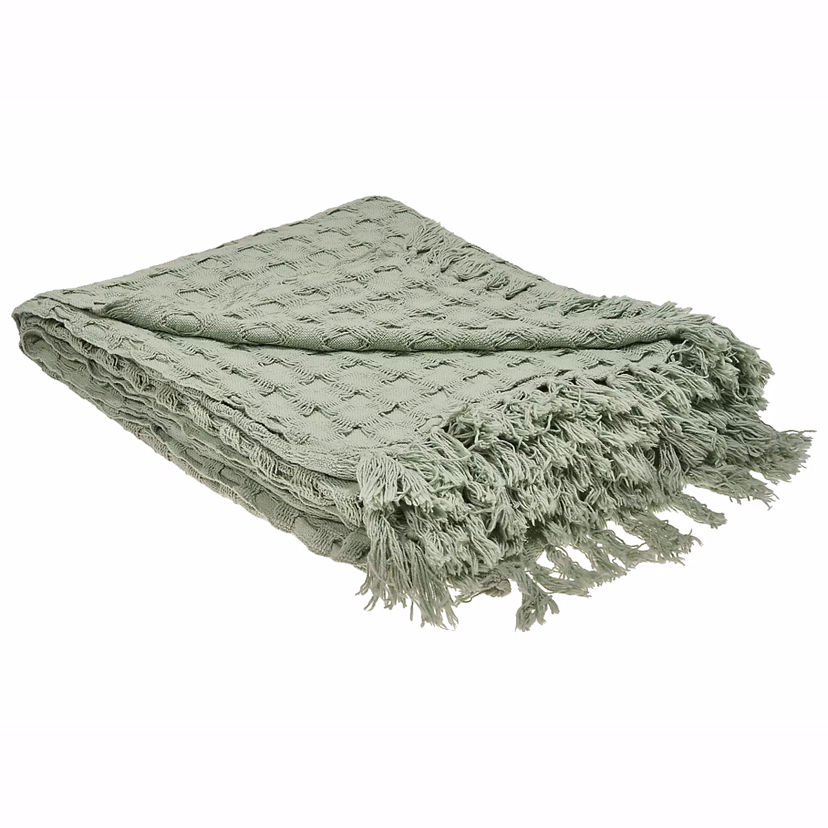 Couvre-lits BERE Coton 200 × 220 cm Vert