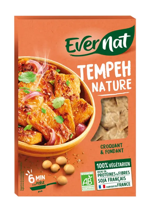 Tempeh nature bio Evernat - 170 g