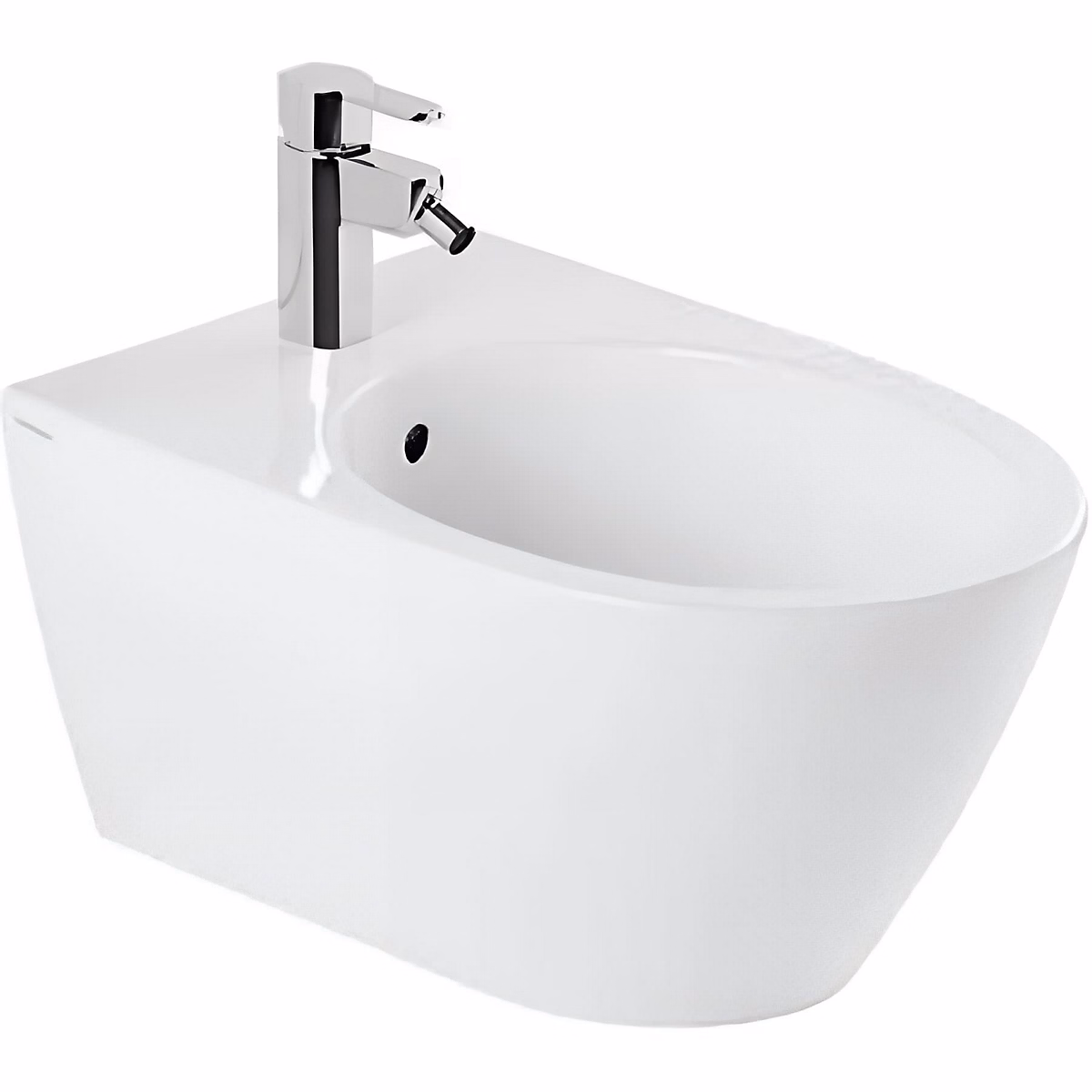 Bidet suspendu céramique traditionnelle SANINDUSA 56 Sanlife blanc – Réf. SXMDRAUKO6056156075