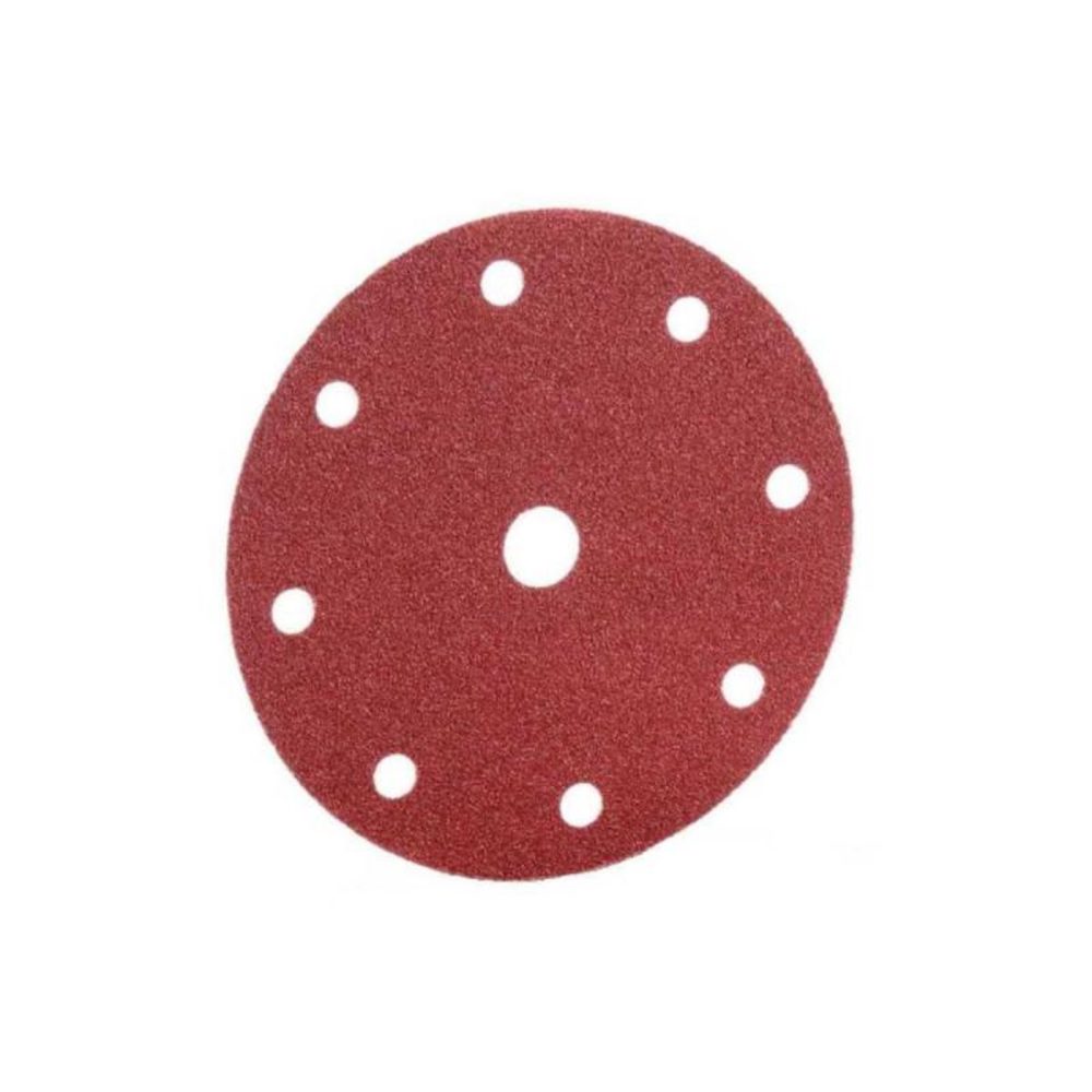 Hermes Disque abrasif bw115 pour meuleuse - 125mm - 8 trous - p220