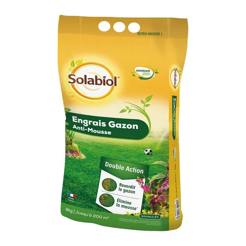Engrais Gazon Anti-mousse 8 kg 10x28x67 cm