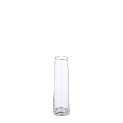 Vase soliflore en verre transparent Edelman Xandra - Ø 7 x H 23,5 cm