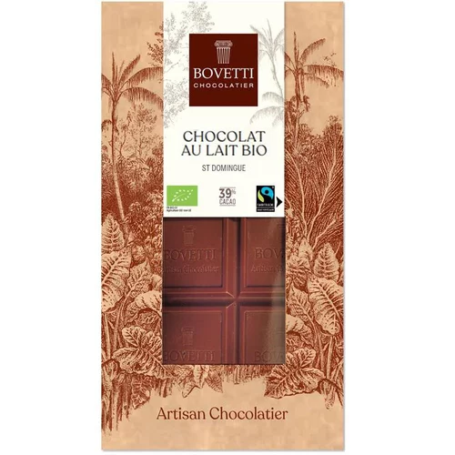 Chocolat au lait nature bio - tablette de 100 g