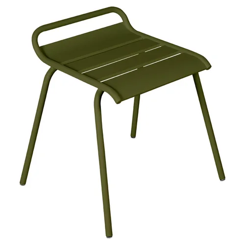 Tabouret Monceau coloris marron en acier Fermob - 54 x 52 cm