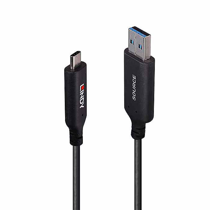Câble USB 3.2 Gen1 hybride 5Gbps 10m LINDY – Réf. HKFPMOMKQ3705463543