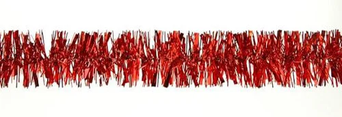 Guirlande scintillante en plastique coloris rouge Ø 50 mm - 2 m