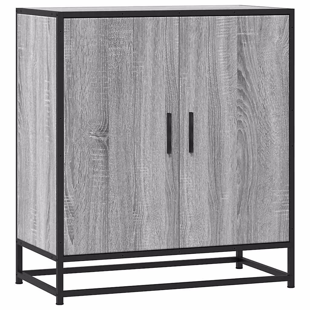 Buffet sonoma gris 68 × 35 × 76 cm bois d'ingénierie et métal vidaXL