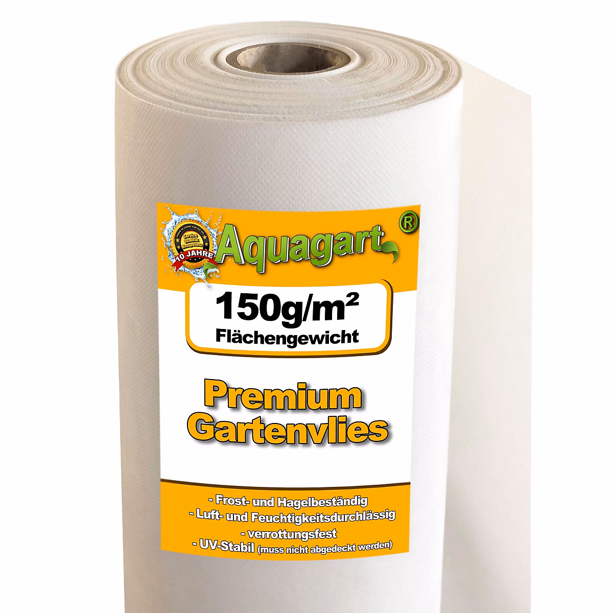 30 m² film de paillage – bâche anti-mauvaises herbes, 150 g / m², blanc, 2 m Aquagart