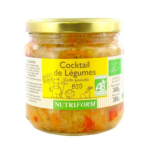 Cocktail de légumes lacto-fermentées bio 380g