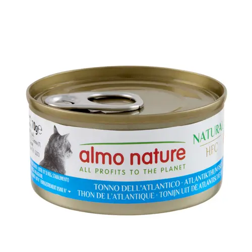Pâtée pour chat HFC Natural au thon de l'Atlantique Almo Nature - 70 g