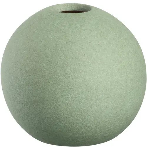 Vase boule soliflore en céramique vert Leonardo Bolla - Ø 7,7 x H 7 cm
