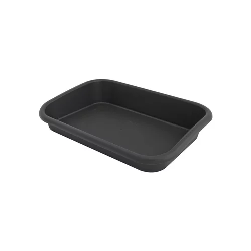 Plateau de jardin noir 42 x 59 x 11 cm