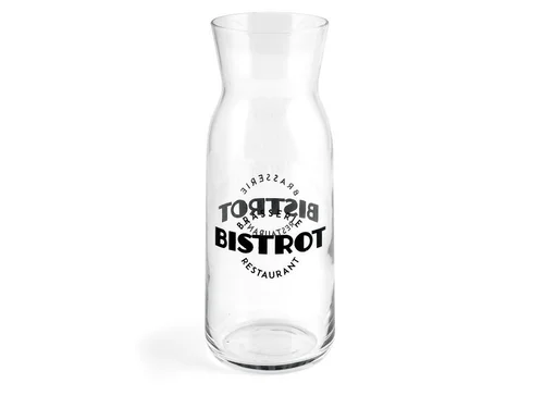 Carafe Bistrot coloris transparent en verre - 0,7 L