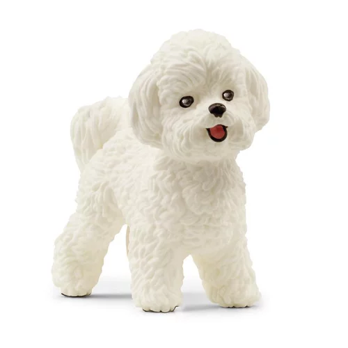 Bichon frisé multicolore Schleich - 4.4 cm