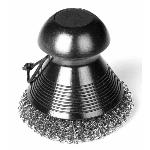 Brosse spéciale plancha en acier inoxydable 9 x 8 x 9 cm