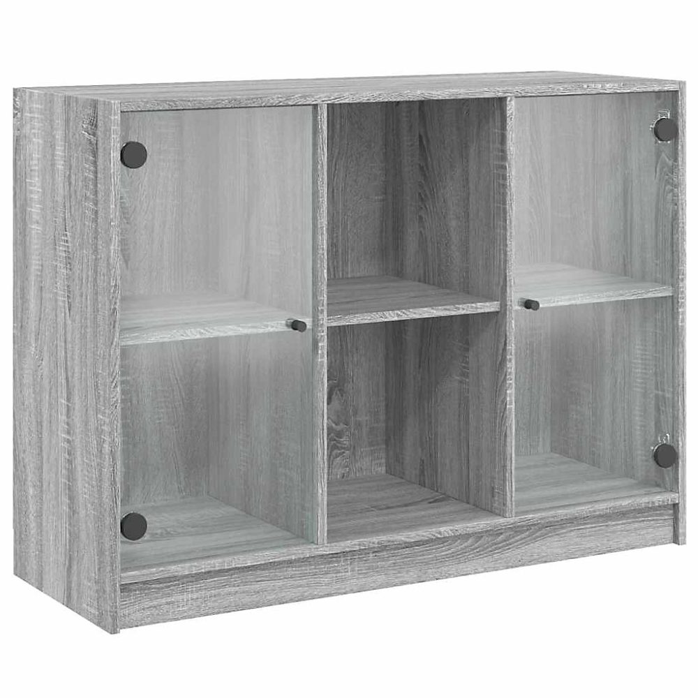 Buffet sonoma gris 102 × 37 × 75 – 5 cm bois d'ingénierie vidaXL