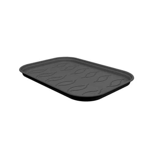 Soucoupe noire taille M pour plateau de culture 25,6 x 35,7 cm