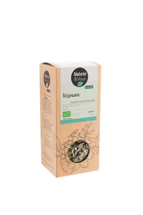 Infusion bio verveine grande feuille 1er choix Nature & Vous – 20 g