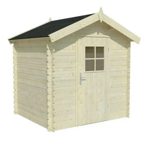 Abri de jardin naturel White Wood Pablo - 2.9 m² / 19 mm