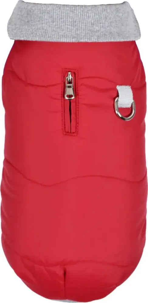 Manteau pour chien coloris rouge doublé polaire Bobby Contraste - Taille 40M