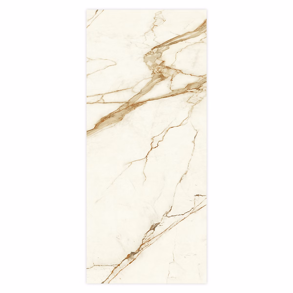 Carrelage effet Marbre Blanc Calacatta Supreme 278 × 120 × 0 – 6 cm Brillant Faventa, Mur intérieur (vendu par carton de 3,336 m²), RO