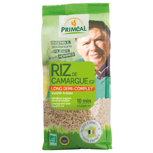 Riz long demi complet Camargue 500 g PRIMEAL