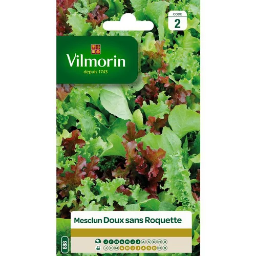 Graines de mesclun doux sans roquette Vilmorin - graines à semer