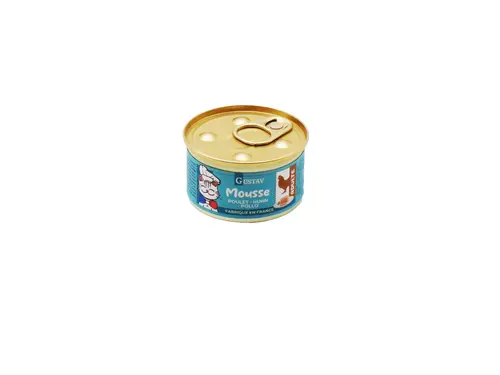 Pâtée pour chat adulte mousse de poulet Bubimex Gustav - 85 g