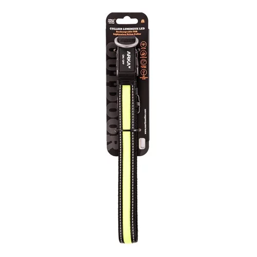 Collier lumineux jaune 2,5x45/63 cm