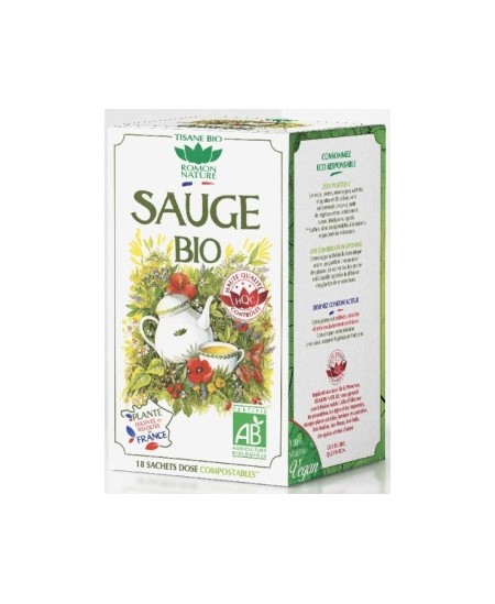 Romon Nature - Tisane Sauge bio - 18 sachets