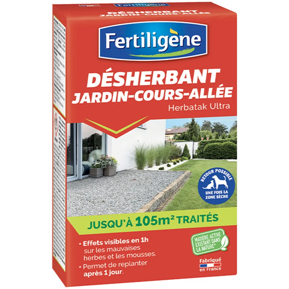 Désherbant jardin-cours-allée FERTILIGENE