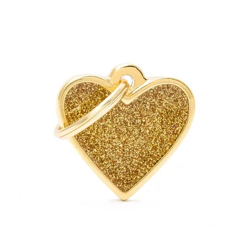 Médaille shine petit cœur doré