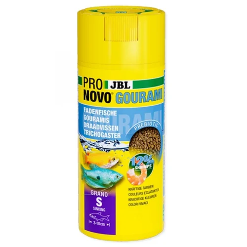 Nourriture pour gourami, granulés ProNovo, JBL - 115g, 250ml